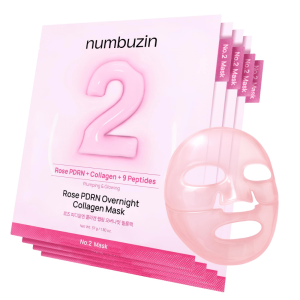 No.2 Rose PDRN Overnight Collagen Mask 4ea