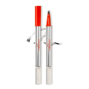 Dual-ended Triple-Prong Liquid Brow Pen #01 Grey Brown