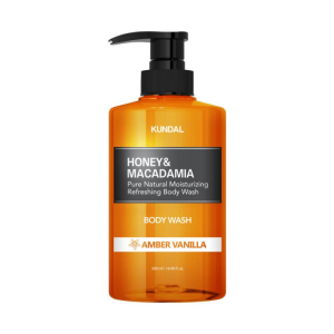 Honey & Macadamia Pure Body Wash Amber Vanilla 500ml
