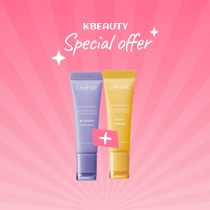 1+1 Lip Glowy Balm Blueberry & Lip Glowy Balm Mango
